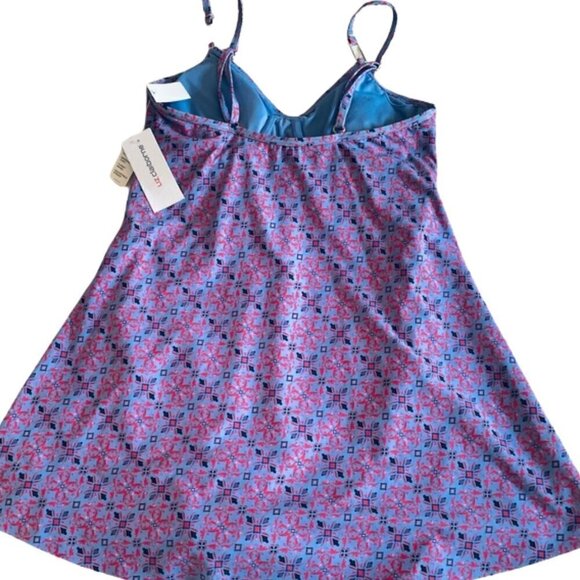 ποΈ NWT Liz Claiborne Womenβs Geometric Swim Dress β Size 6 ποΈ - Picture 5 of 9